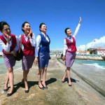Pramugari Cantik Dijadikan “Senjata” di Laut Sengketa