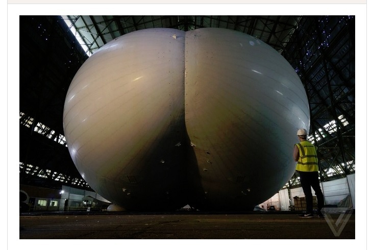 Mirip Bokong Kim Kardhasian, Airlander Jadi Bahan Ledekan