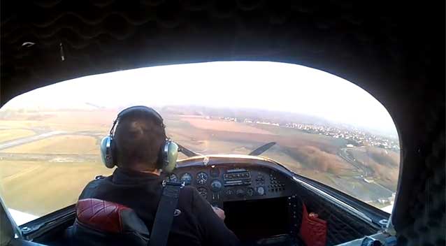 Inilah Gambaran Kecelakaan yang Terlihat dari Sudut Pandang Pilot