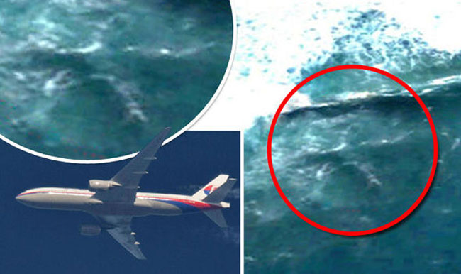 MH370 Terlihat di Google Earth