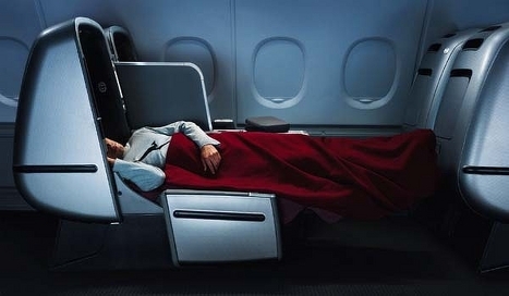 Mengintip Kenyamanan Kabin Kelas Bisnis A380 Qantas