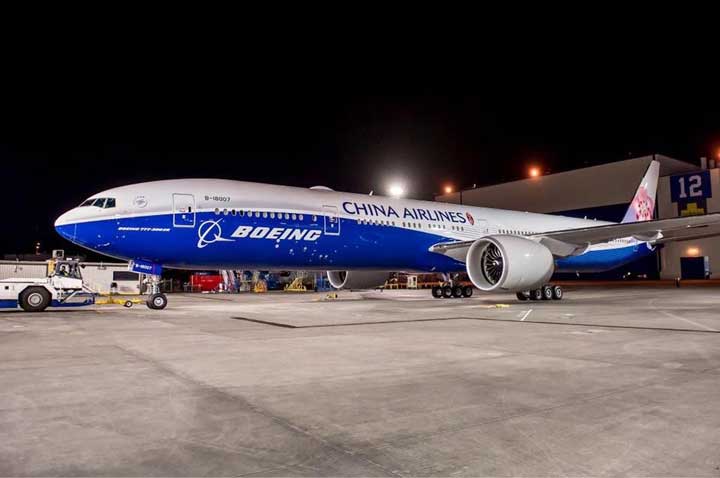 Wah, Livery B-777-300ER China Airlines Kereen...