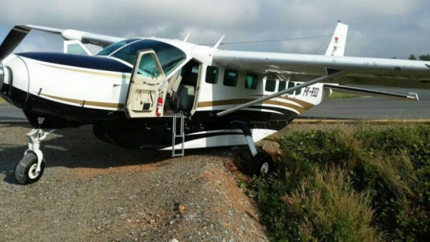 Siap-Siap Take Off, Pesawat Terperosok di Sentani