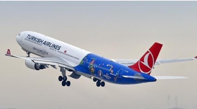 Turkish Airlines A330 Jadi Pesawat Resmi Piala Eropa 2016