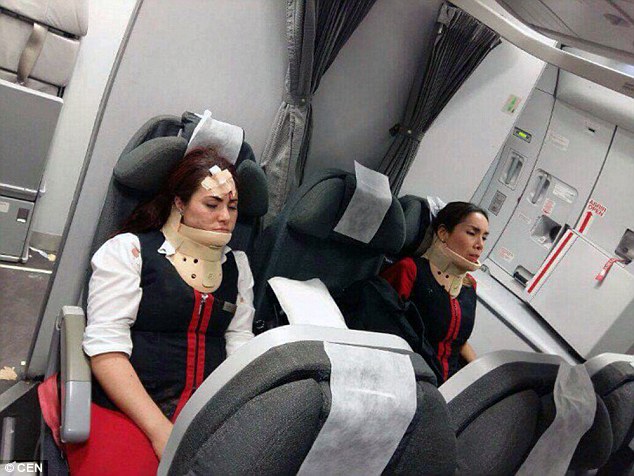 Ini Foto-Foto Dampak Turbulensi Avianca
