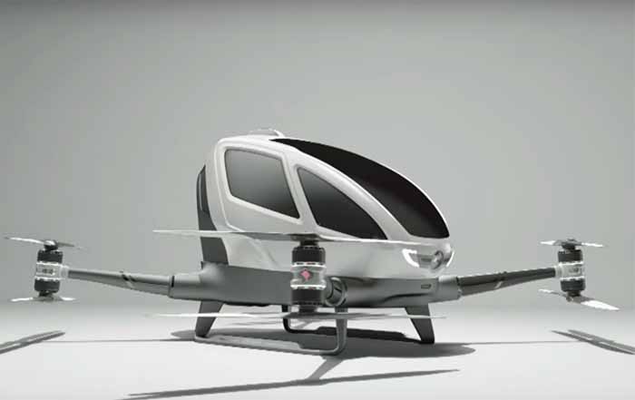 Taksi Drone Siap Uji Terbang di Amerika
