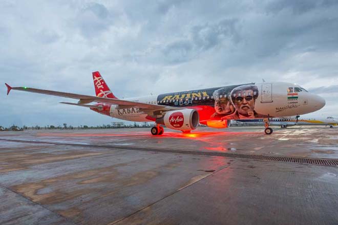 AirAsia India Luncurkan Livery Kabali