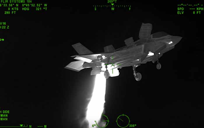 Scary but Cool, F-35B Shoot Wiht Thermal Imager