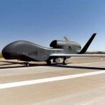 Bad weather on Guam, Two RQ-4  Divert to Japan