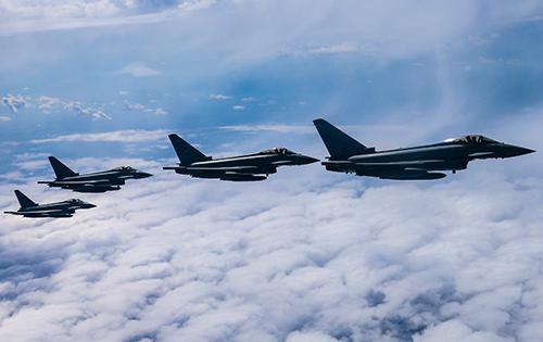4 Typhoon Inggris Tiba di Malaysia