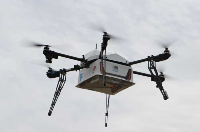 Di Selandia Baru, Drone Sudah Digunakan untuk Mengirim Pizza