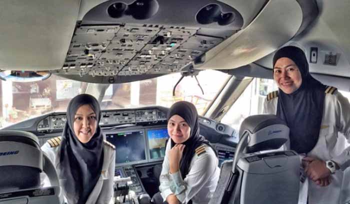 Trio Pilot Perempuan ini Catat Sejarah