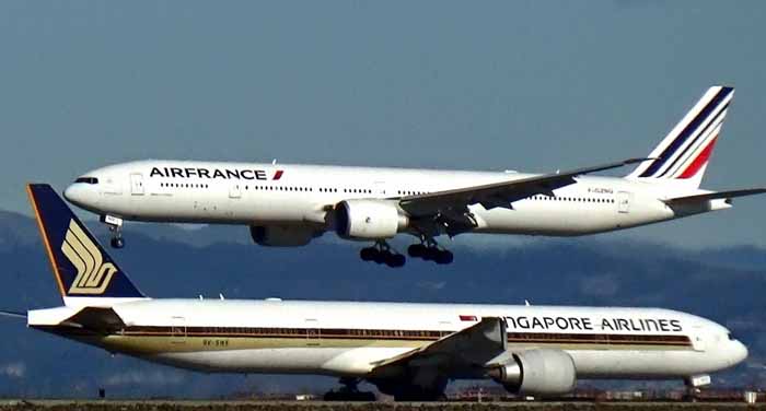 Singapore Airlines dan Air France akan Berbagi Kode di Pesawat