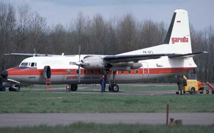 GMF Ubah Fokker F27 Jadi Pesawat Kargo untuk Bangladesh