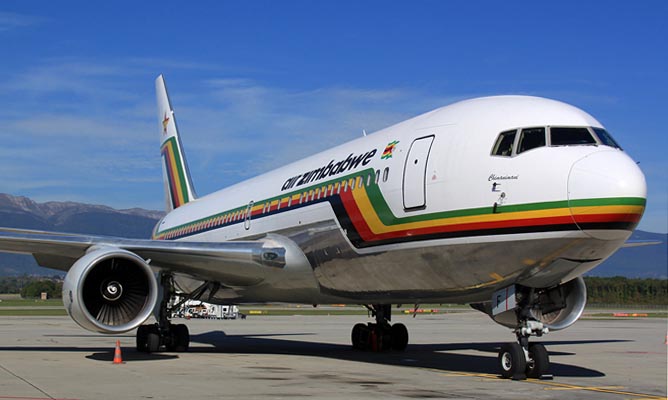 Afrika Selatan Grounded Semua Pesawat Air Zimbabwe