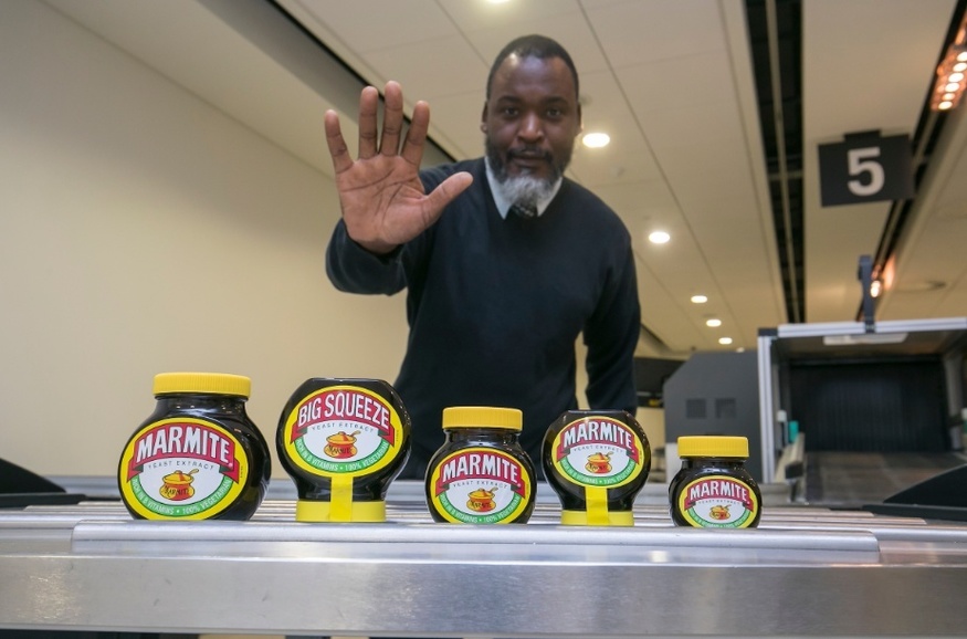 Marmite Paling Sering Disita di Bandara London City