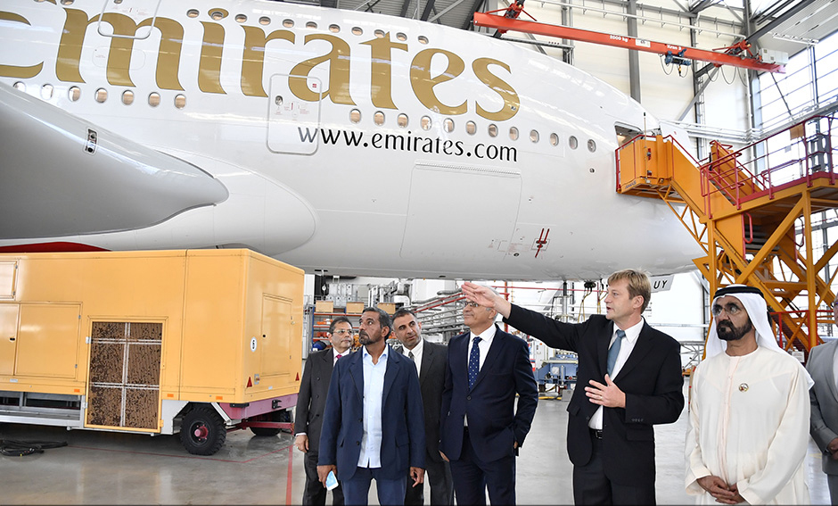 Penguasa Dubai Tengok Produksi A320 Pesanan Mereka