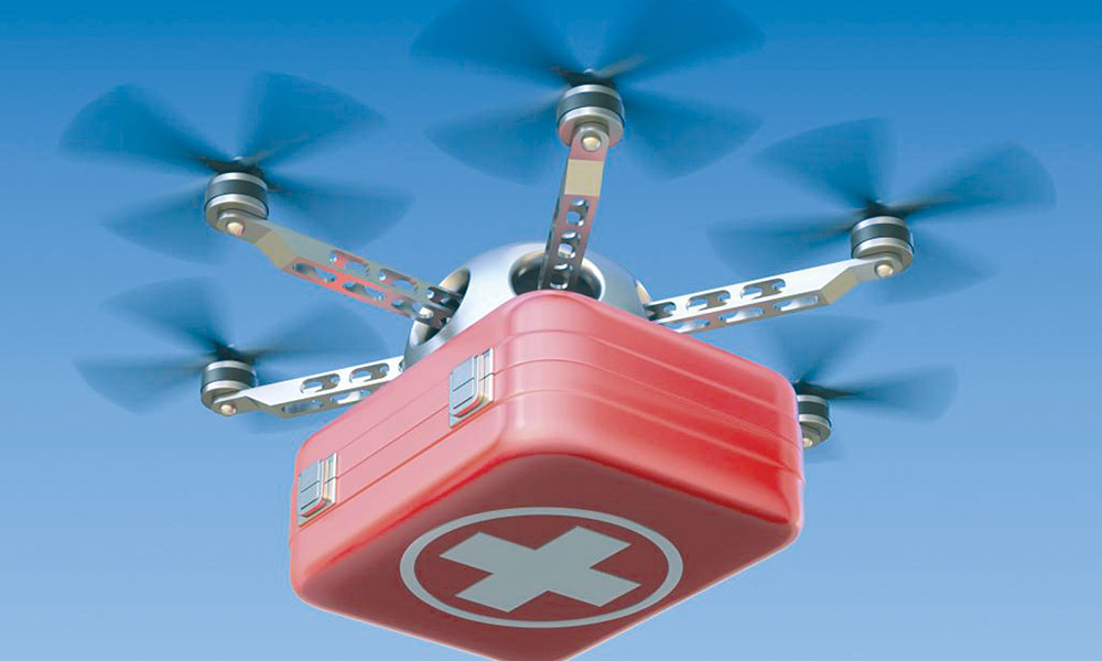 Drone Mulai Dipakai Mengirim Kantong Darah
