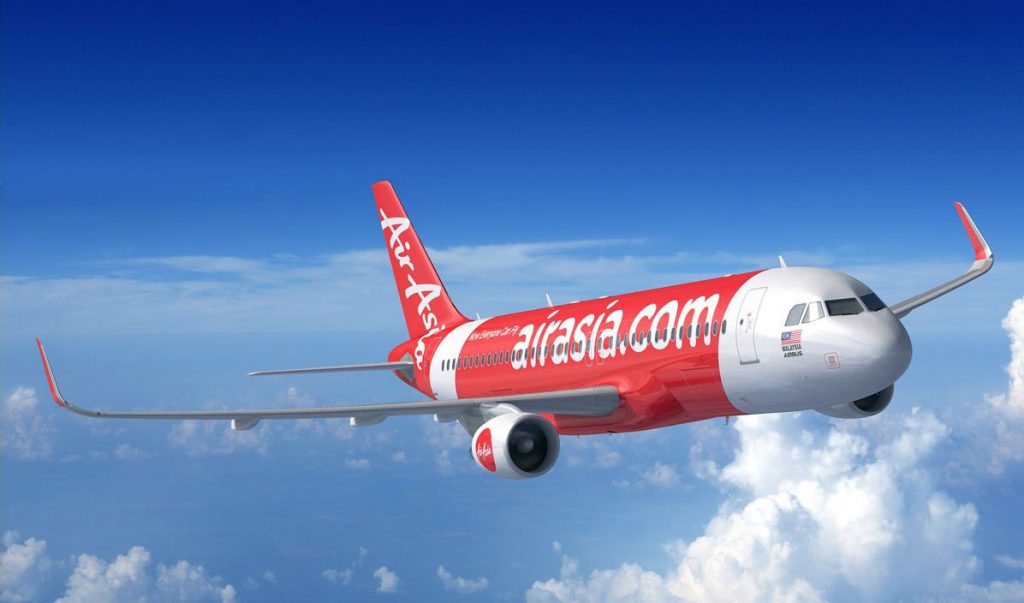 AirAsia Terbang dari Makao dari Johor Bahru