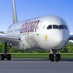 Boeing 787-9 Dreamliner Pertama di Benua Hitam