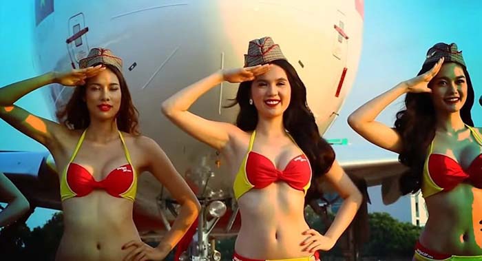 Meski Didenda, Vietjet Airlines Tak Kapok Tampil Sexy dan Makin Laris