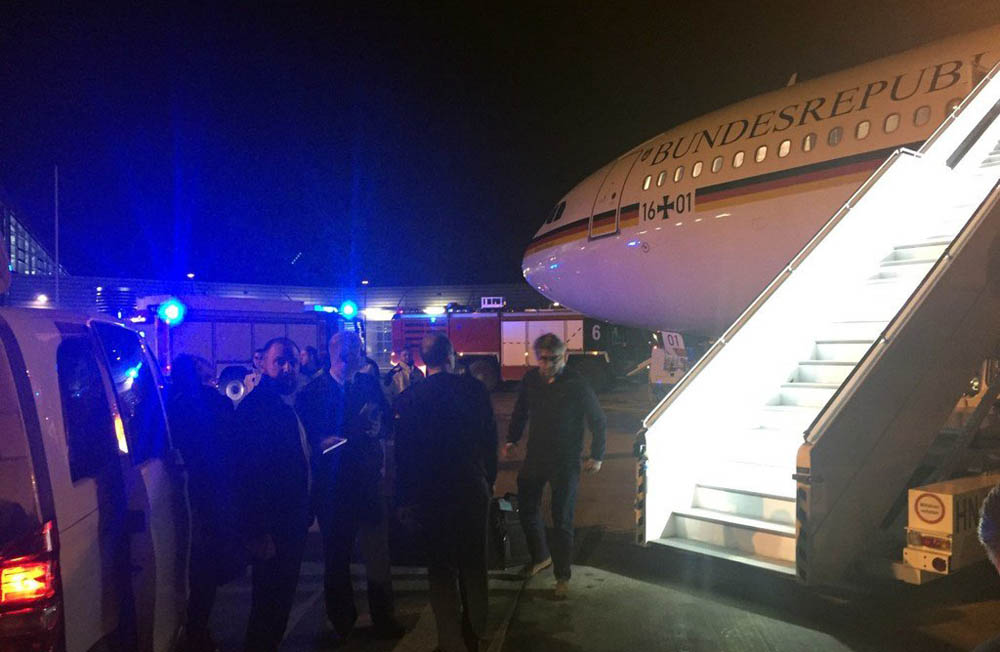 Jerman Air Force One Mendarat Darurat