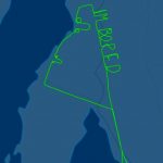 Curhat, Pilot Terbang dengan Membentuk Tulisan I’m Bored