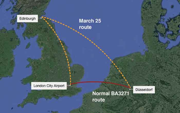 Penerbangan Misterius British Airways, Mau ke Düsseldorf Tapi Mendarat di Edinburgh