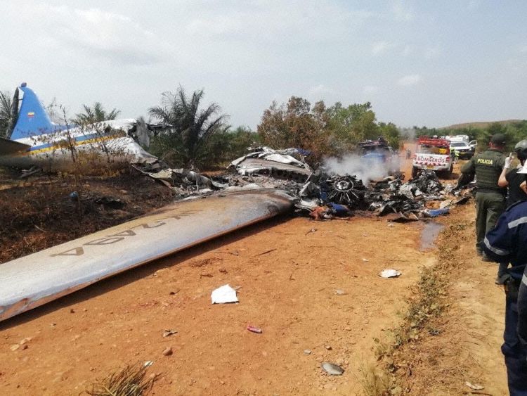 DC-3 Laser Aereo Jatuh di Kolombia, 14 Tewas