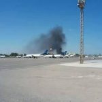 Dihujani Rudal, Bandara Mitiga Libya Kacau