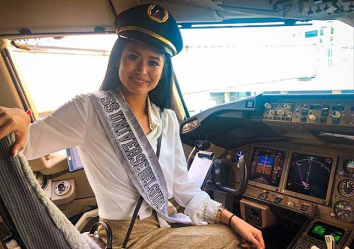 Miss Belgia Ini Ternyata Seorang Pilot Profesional