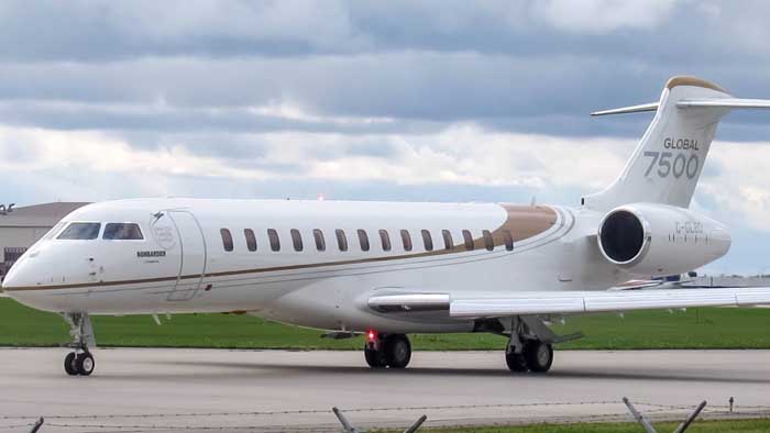 Global 7500 akan Dorong Peningkatan Pengiriman Pesawat Bombardier